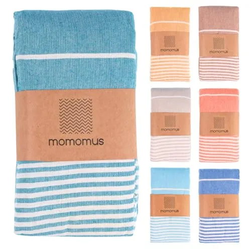 MOMOMUS Fouta XXL, Sandfrei, mit Fransen
