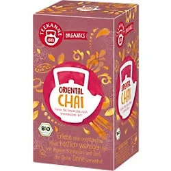 TEEKANNE Organics Oriental Chai Bio Koffeinfrei Tee Kräutertee 20 Stück à 1.8 g