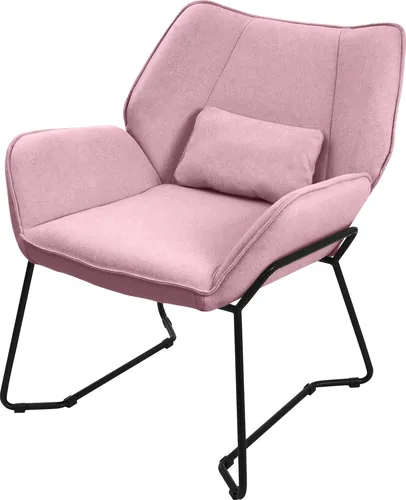 ML-Design Loungesessel Relaxsessel Rosa mit Leinenbezug - Fernseh- & Relaxsessel mit ergonomischem Design und abnehmbarem Kissen für optimalen Komfort. Der hochwertige Leinenbezug ist pflegeleicht und robust – ideal für entspannte Stunden in deinem Wohnzimmer.