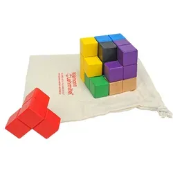 Kleiner Soma-Würfel, farbig