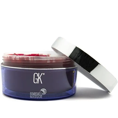 GKhair Red Red Bombshell Masque Haar 200 g Coloring Moisturizing Mask Lila Semi Permanent Haarfarbe Pigmente
