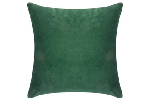 pad Kissenhülle Elegance dunkelgrün 40 x 40 cm aus 100% Polyester Samt - Dekorative Kissenhülle in elegantem Dunkelgrün, ideal für stilvolle Akzente im Wohnzimmer oder Schlafzimmer. Maschinenwaschbar und mit Reißverschluss für einfache Pflege.