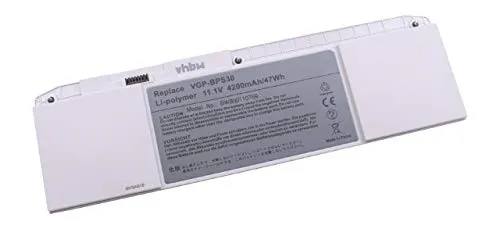 vhbw Akku kompatibel mit Sony Vaio SVT-13112FXS, SVT13113EN, SVT13113ENS, SVT13113FX Notebook (4200mAh, 11,1V, Li-Polymer)