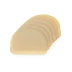 HENDI Teigschaber halbrund, 120 x 88 mm 554166 , 1 Packung = 6 Stück