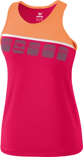 Erima Sport-Tank 5C rosa/peach/weiß Damen, Größe: 42