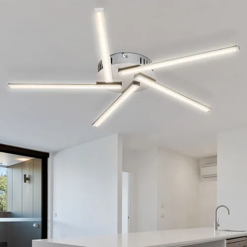 LED Deckenleuchte Arbeitszimmer mit 5 verstellbaren Strahlern