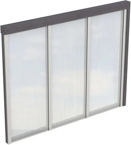 Skanholz Carport-Seitenwand 255x200 cm mit Polycarbonat - Carport-Seitenwand aus Konstruktionsvollholz mit 10 mm starken Polycarbonatplatten, ideal für SKAN HOLZ Terrassenüberdachungen, bietet Schutz und Langlebigkeit.