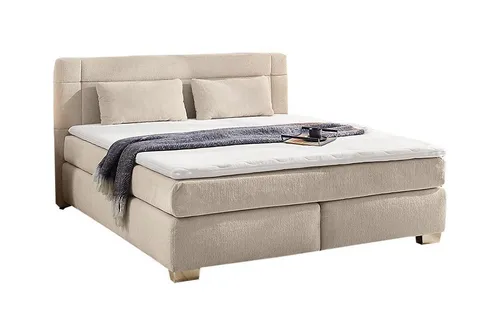 Jockenhöfer Gruppe Boxspringbett ROMANA 180x200 cm, Beige in beige von Jockenhöfer Gruppe
