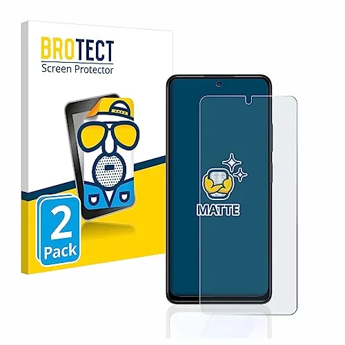 BROTECT Entspiegelungs-Schutzfolie für Xiaomi Redmi Note 11 Pro 5G (2 Stück) Matte Displayschutz-Folie, Anti-Reflex, Anti-Fingerprint