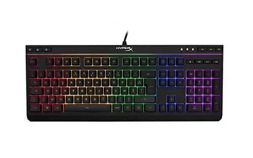 HyperX HX-KB5ME2-FR RGB-Gaming-Tastatur mit Legierungskern (AZERTY)