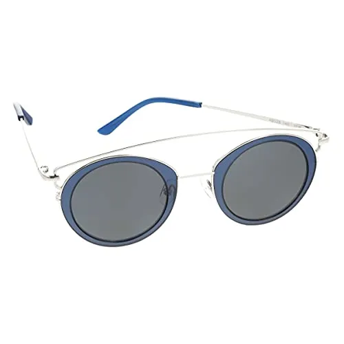 Liebeskind Damen Sonnenbrille silber/blau 46-24-140 - Sonnenbrille für Damen, zeitloses Design mit optimalem UV-Schutz, perfekt für jeden Tag und stilvolle Outfits.