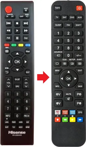 Fernbedienung passend für HISENSE LTDN50K220WSEU | LTDN50K220WTEU