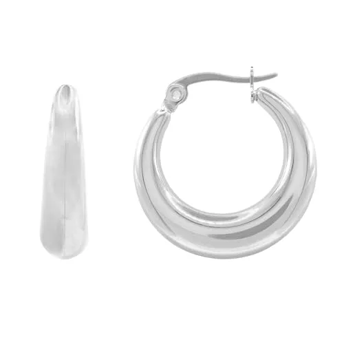 Heideman Ohrringe Talos Damen - aus hochwertigem Edelstahl - silber gold rosegold farbend - Ohrschmuck mit Clipverschluss für Frauen - 23mm Durchmesser