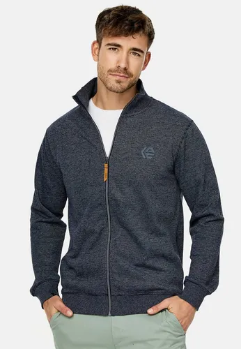 Indicode Sweatjacke INYanic - Stilvoller Begleiter - Jacken für Männer mit Reißverschluss und sportlich-elegantem Stehkragen, aus Baumwoll-Polyester-Mix für besten Tragekomfort und optimale Formbeständigkeit.