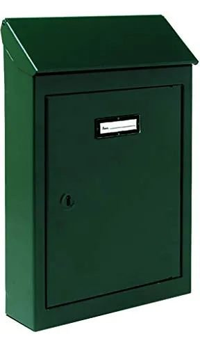 Vigor Briefkasten Blech Nr. 2, grün, 18 x 5 x 26 cm in grün von Vigor