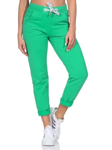 Damen Sweathose BRINJA 7/8 S - Hosen für Damen, ideal für entspannte Tage mit einem lässigen Look und angenehmem Tragekomfort.
