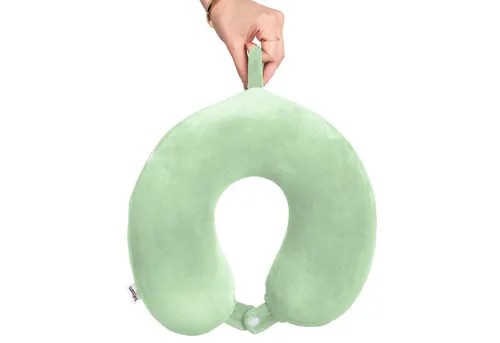 WINLIFE Reisekissen Memory Foam Nackenhörnchen Reisekissen Nackenrolle für unterwegs, 1-tlg., Tragbar Vielseitig Nackenkissen mit abnehmbarem Bezug & Reißverschluss