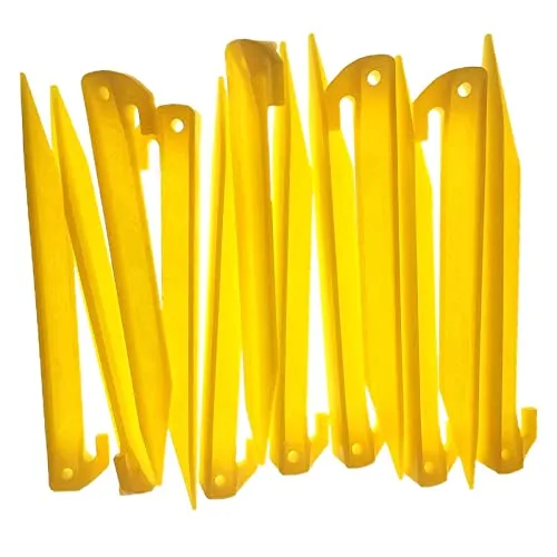 strapazierfähige Kunststoffzelte Posts 30cm Kunststoff Heringe 20