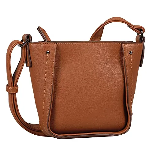 TOM TAILOR- Jacky, Damen, Umhängetasche, S, Braun, 20x5x16 cm
