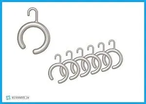 KS Handel 24 14 x DUSCHVORHANGRINGE OFFEN BARRIEREFREI Silber MATT MIT Haken FÜR DUSCHVORHANG DUSCHVORHANGSTANGE! Shower Curtain Rings!