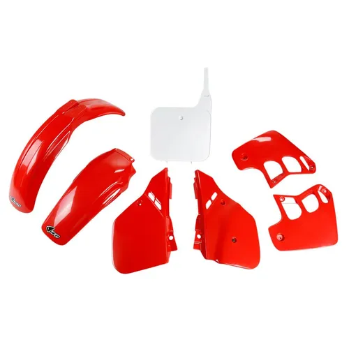 UFO Set Plastics Honda CR 125 1989-1990 Replik - Motorrad-Kotflügel, hochwertiges Replikat für optimale Passform und ansprechendes Design für dein Honda CR 125 Modell.