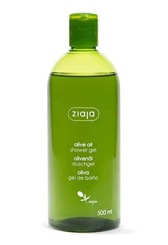 Ziaja Olive Oil Duschgel 500 ml - Duschmittel für Damen mit Olivenextrakten, verwöhnt die Sinne mit unwiderstehlichem Duft und sorgt für samtweiche, gereinigte Haut ohne Austrocknen.
