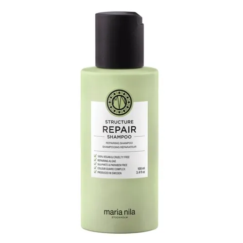 Maria Nila Structure Repair Shampoo 100 ml - Shampoo für geschädigtes, trockenes Haar, spendet Feuchtigkeit und repariert die Haarstruktur. 100% vegan, paraben- und sulfatfrei – ideal für den täglichen Gebrauch.