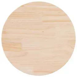vidaXL Tischplatte Ø60x2,5 cm aus massivem Kiefernholz von vidaXL
