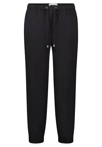 Betty & Co Damen Casual-Hose mit elastischem Bund 46, Schwarz