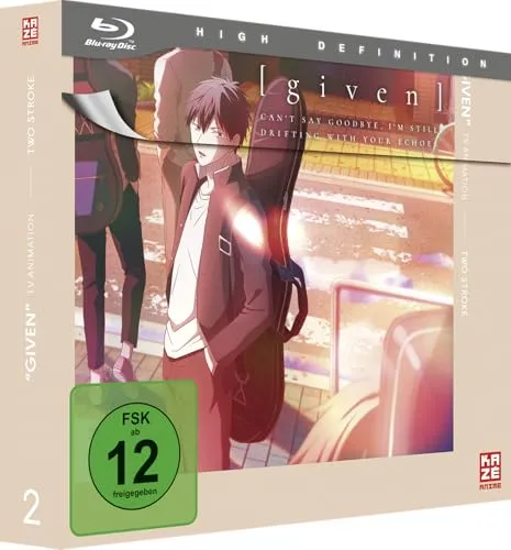 Given - Staffel 1 - Vol.2 - [Blu-ray] - Anime-Serie über die Kraft der Musik und zwischenmenschlicher Beziehungen, freigegeben ab 12 Jahren.