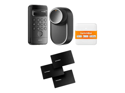 SWITCHBOT Smart-Lock-System Ultra Vision Combo Bundle schwarz