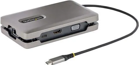 DKM31C3HVCPD Dockingstation - Vielseitige Dockingstation mit 2x USB-A 10Gbps, HDMI, VGA und 1GbE, ideal für schnelles und effizientes Arbeiten mit modernen Laptops.