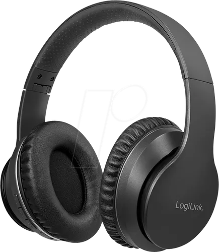 LogiLink Kopfhörer BT0053 - Wireless ANC Headset, On-Ear, kabellos mit bis zu 15h Akkulaufzeit und optimalem Tragekomfort