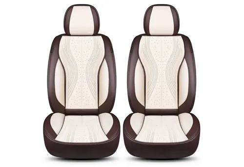 BREMER SITZBEZÜGE Autositzbezug für Peugeot 208 (2012-2019) - Hochwertige Schonbezüge aus Kunstleder und Lamé-Stoff, ideal für Komfort und Schutz bei langen Fahrten. Passend für Sitzheizungen, einfach zu installieren und rutschfest – für ein edles Design in Ihrem Peugeot.