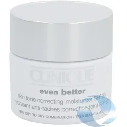 Clinique Even Better Feuchtigkeitspflege SPF20 für unebene Hauttöne 50 ml - Tagespflege mit Lichtschutzfaktor 20, verbessert das Hautbild und spendet intensive Feuchtigkeit für einen strahlenden Teint.