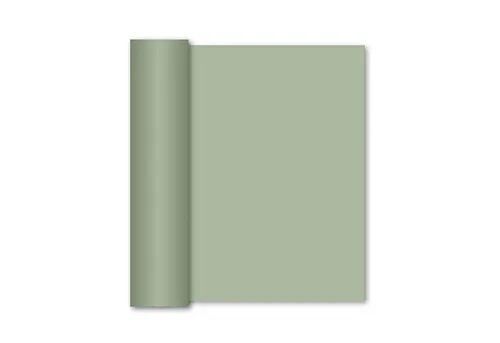 AVA Tischläufer, Tischläufer stoffähnlich 40cm x 6m Rolle Eukalyptus