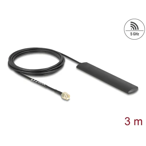 Delock WiFi 5,8 GHz Antenne RP-SMA Stecker 3 dBi omnidirektional...