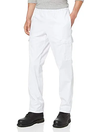BP 1646-400-21-2XL Unisex-Hose - Arbeitshosen mit verstellbarem Rundumgummizug, 2 Seitentaschen und belastbarem Gewebemix aus Baumwolle und Polyester für optimalen Tragekomfort.