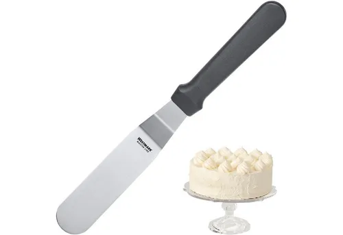 WESTMARK Master Line Winkelpalette, gewinkelt, flexibel 31252270 - Die WESTMARK Master Line Winkelpalette ist ein praktisches Küchenwerkzeug für Hobby- und Profiköche. Mit ihrem flexiblen Edelstahlblatt eignet sie sich perfekt zum gleichmäßigen Verteilen von Cremes und Aufstrichen auf verschiedenen Speisen.