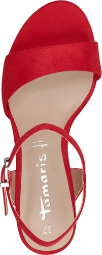 Tamaris Damen Sandalen mit Absatz in rot von Tamaris