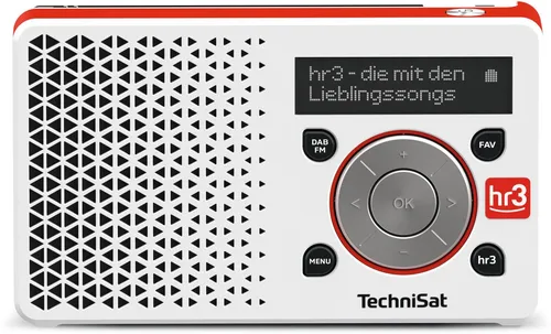 TechniSat DIGITRADIO 1 hr3 Edition - Digitalradio (DAB) mit FM-Tuner, 1 W Leistung und Akku- sowie Netzbetrieb. Ideal für flexibles Radiohören mit 20 Stationsspeichern für DAB+ und UKW.