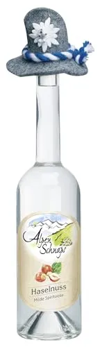 Alpenschnaps Steinbeisser Haselnuss 0,5 L – Milder, aromatischer Haselnussschnaps