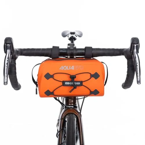 Aqua Evo Adventure Fahrrad Daytripper Lenkerpackung, Orange in orange von Oxford