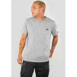 Alpha Industries Herren Basic T-Shirt mit kleinem Logo - T-Shirt für Herren im Regular Fit aus hochwertigem Combed Cotton, ideal für lässige Outfits und Komfort.