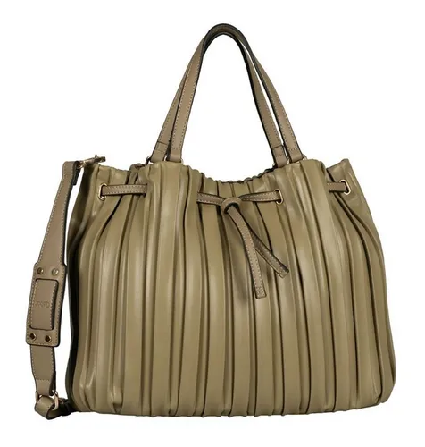 Gabor Shopper Imani - Eleganter Shopper in Light Khaki mit abnehmbarem, verstellbarem Schulterriemen und geräumigem Hauptfach – der perfekte Begleiter für jeden Anlass.