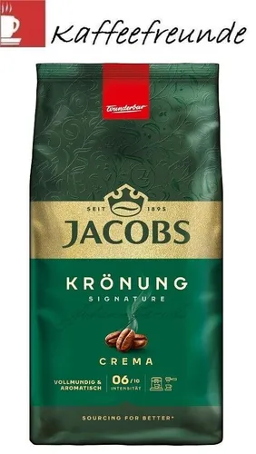 Jacobs Kaffeebohnen Krönung Crema, 4er Pack, 4 x 1 kg von Jacobs