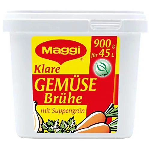 Maggi Klare Gemüsebrühe, vegan, 6er Pack (6 x 900g Gastro Box)