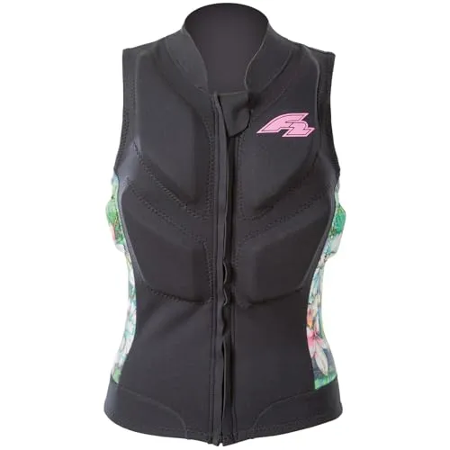 F2 Damen Prallschutz Weste Kite & Surf Weste S Schwarz 2024/25