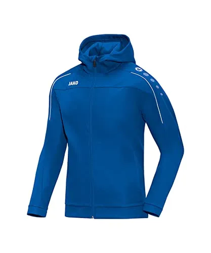 JAKO Herren Basic-Kapuzenjacke Classico, royal, 3XL - Hoodies mit Innenseite aus Microfleece und praktischen Seitentaschen mit Reißverschluss für optimalen Komfort und Funktionalität.