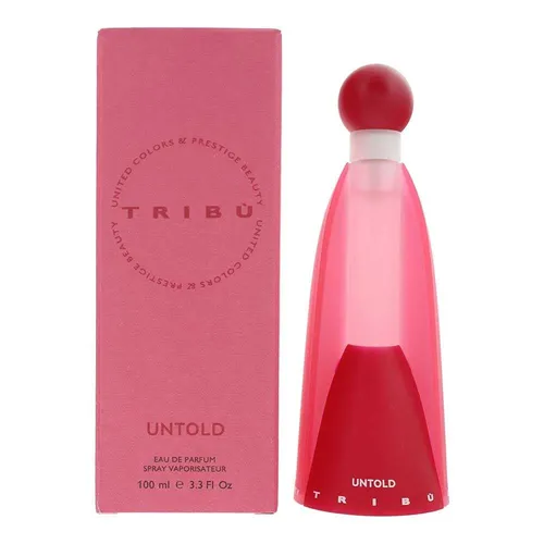 United Colors Prestige Beauty Tribu Untold Eau de Parfum 100ml - Eau de Parfum für Frauen mit einem einzigartigen Duftprofil, perfekt für besondere Anlässe. Hochwertige Verpackung und elegantes Design machen es zu einem idealen Geschenk.